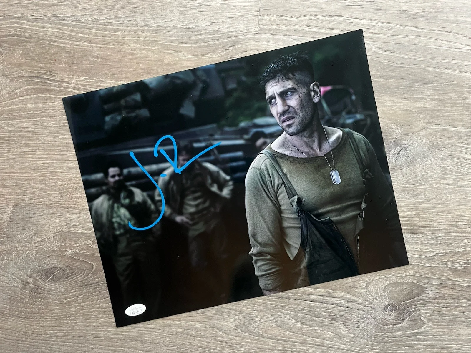 Jon Bernthal — Jon Bernthal Signed Fury 11x14 Metallic Photo JSA COA Punisher, изображение 4