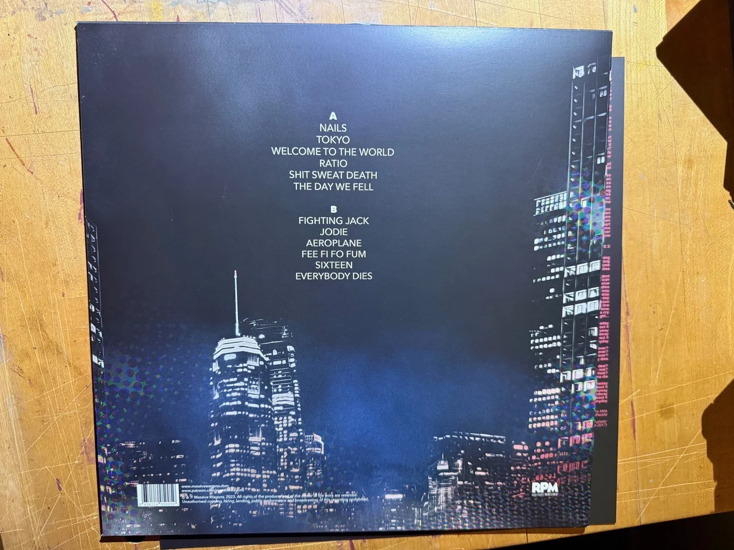 Massive Wagons Autographed Welcome to the World Album, image 2