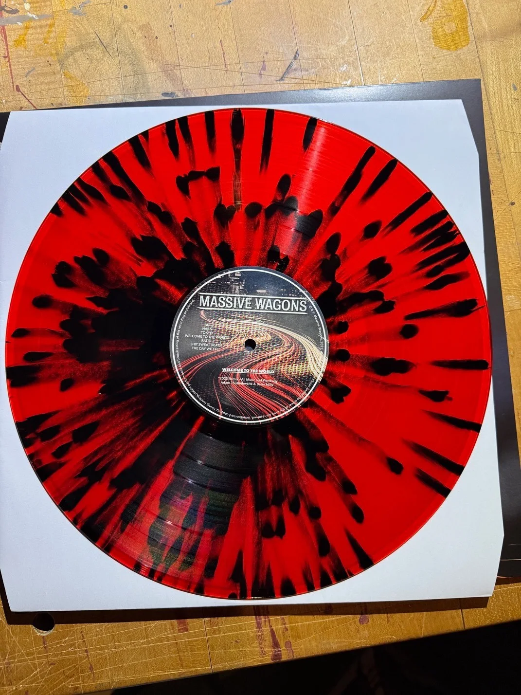 Massive Wagons Autographed Welcome to the World Album, image 3