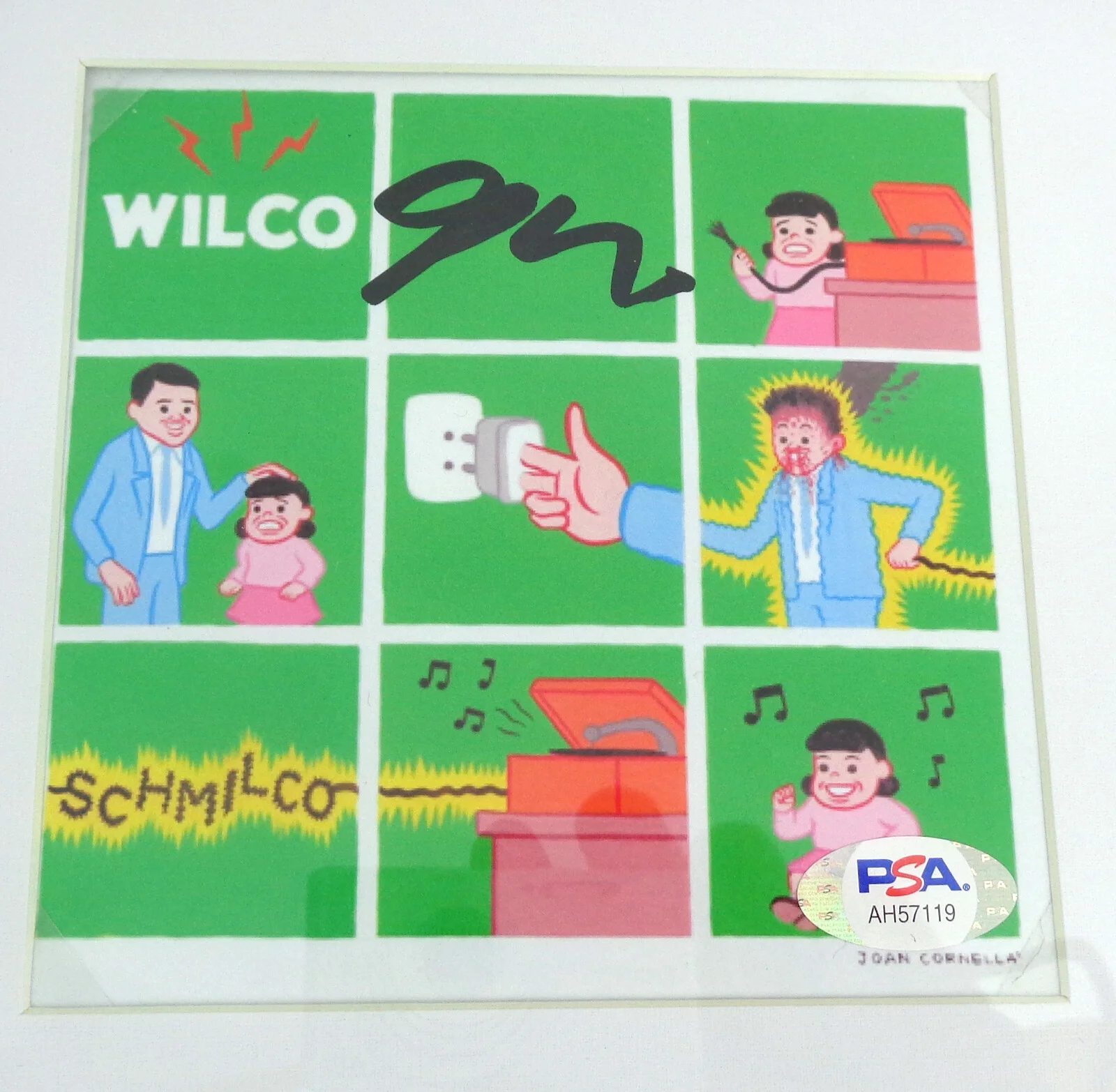 Jeff Tweedy — Jeff Tweedy Wilco Signed Autograph Schmilco CD Framed PSA/DNA COA, изображение 2