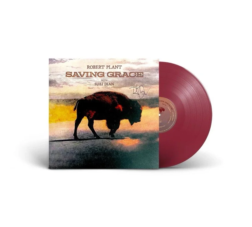 ROBERT PLANT SIGNED SAVING GRACE VINYL RECORD ON COVER LED ZEPPELIN - IN HAND, image 4