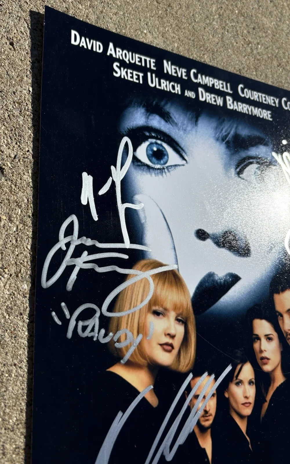 SCREAM Movie Cast SIGNED 11x14 Photo JSA COA 6 AUTOGRAPHS B, image 2