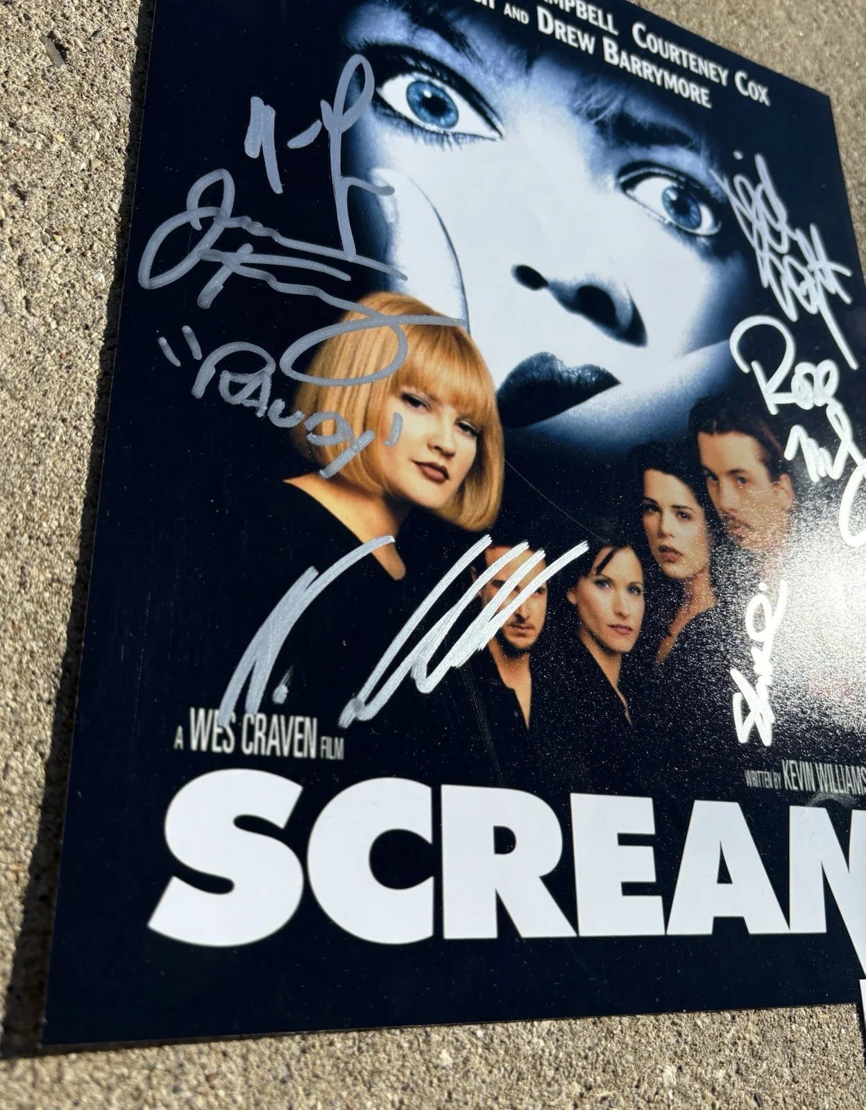 SCREAM Movie Cast SIGNED 11x14 Photo JSA COA 6 AUTOGRAPHS B, image 3