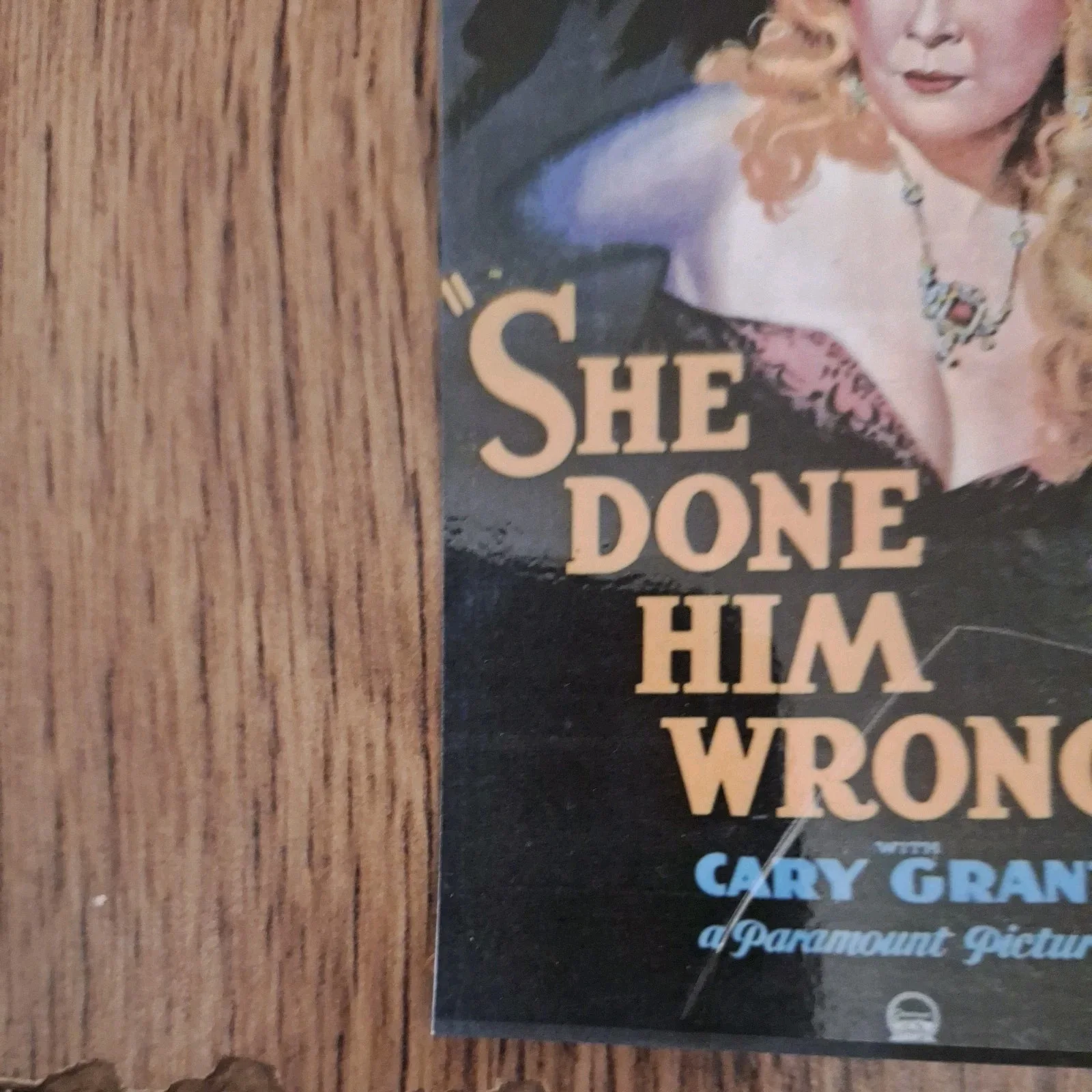 Vintage Style Postcard "She Done Him Wong" 1933 – Reproduction Art – Print, image 3