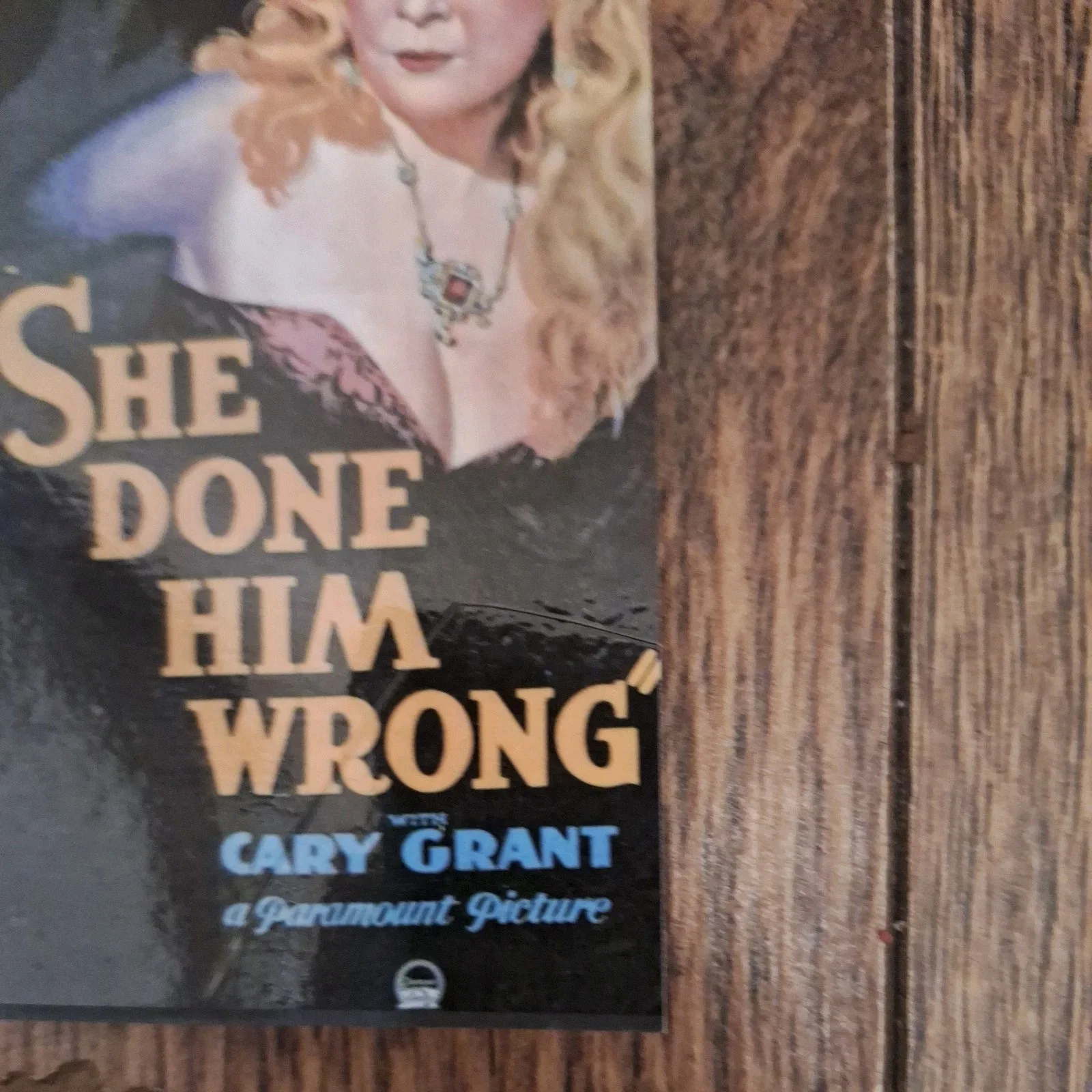 Vintage Style Postcard "She Done Him Wong" 1933 – Reproduction Art – Print, image 4