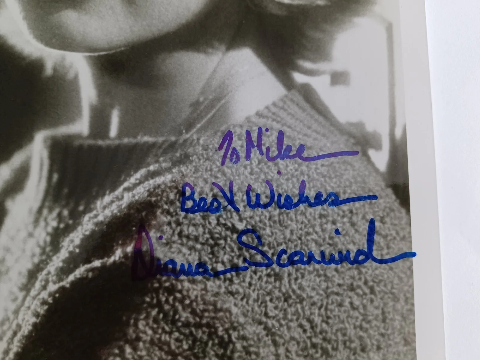 Diana Scarwid Signed 8x10 Photo - Mommie Dearest, Truman, Psycho III, image 2