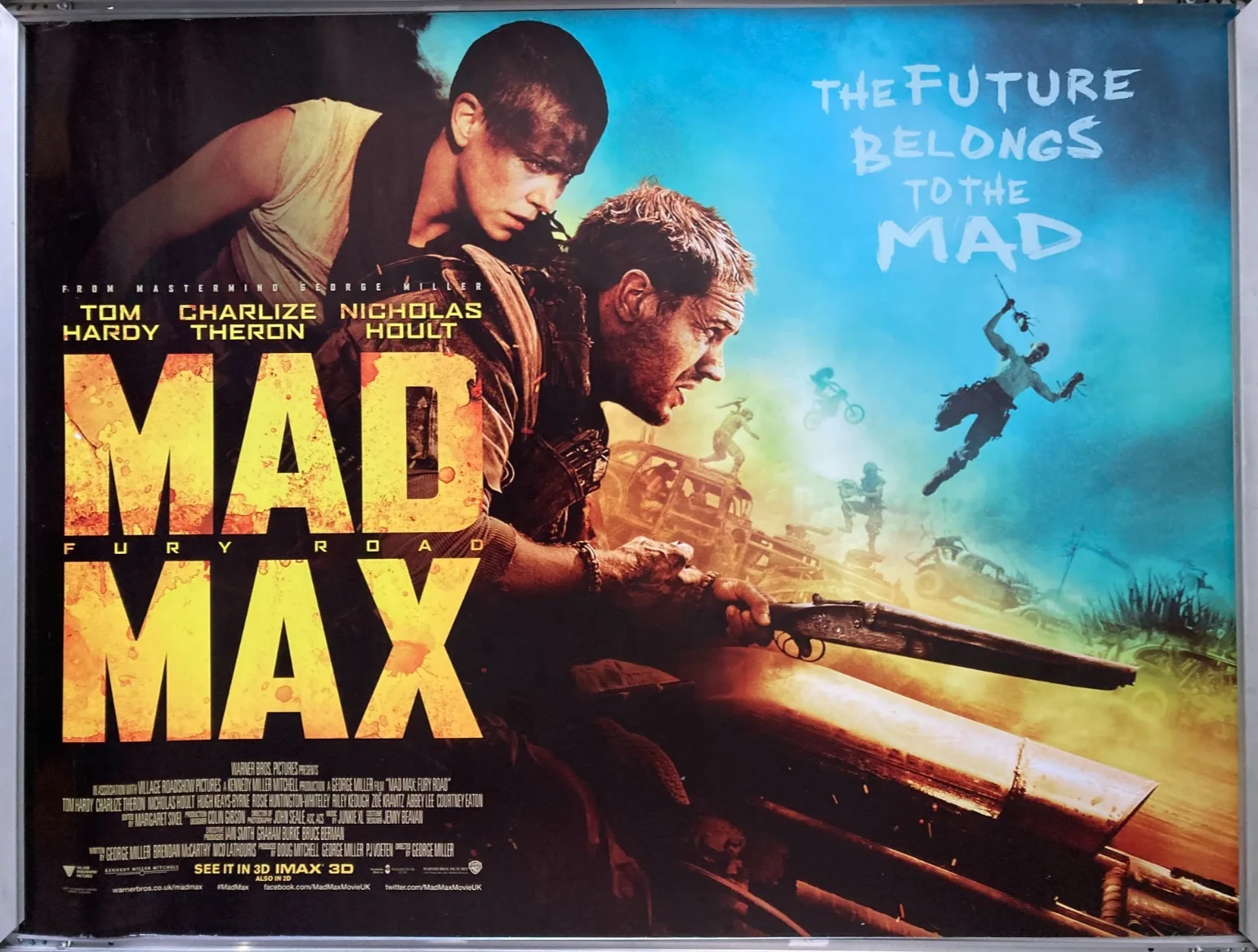 Cinema Poster: MAD MAX FURY ROAD 2015 (Main Quad) Tom Hardy Charlize Theron, изображение 2