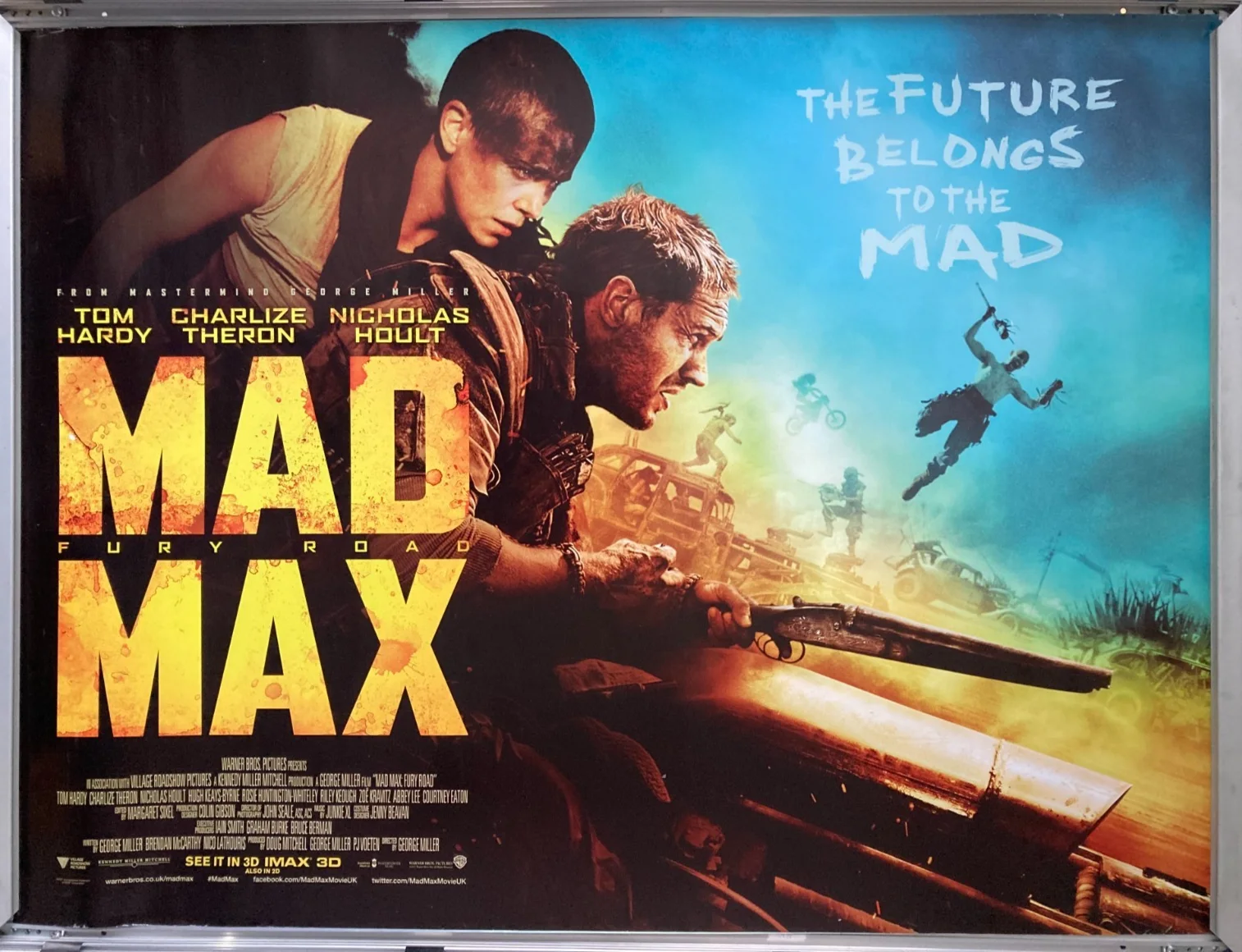 Cinema Poster: MAD MAX FURY ROAD 2015 (Main Quad) Tom Hardy Charlize Theron, изображение 3