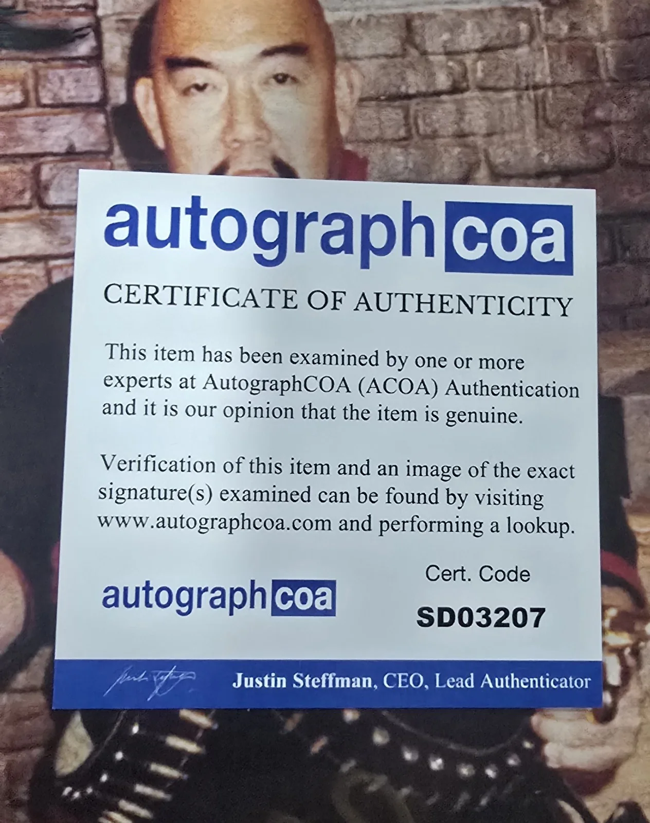 Tim Roth — Tim Roth Planet Of The Apes AUTOGRAPH Signed 8x10 Photo ACOA, изображение 2