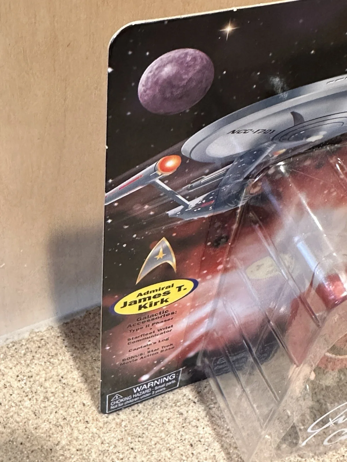 William Shatner — William Shatner Captain Kirk Signed/Autograph Action Figure Star Trek, NIP, изображение 5