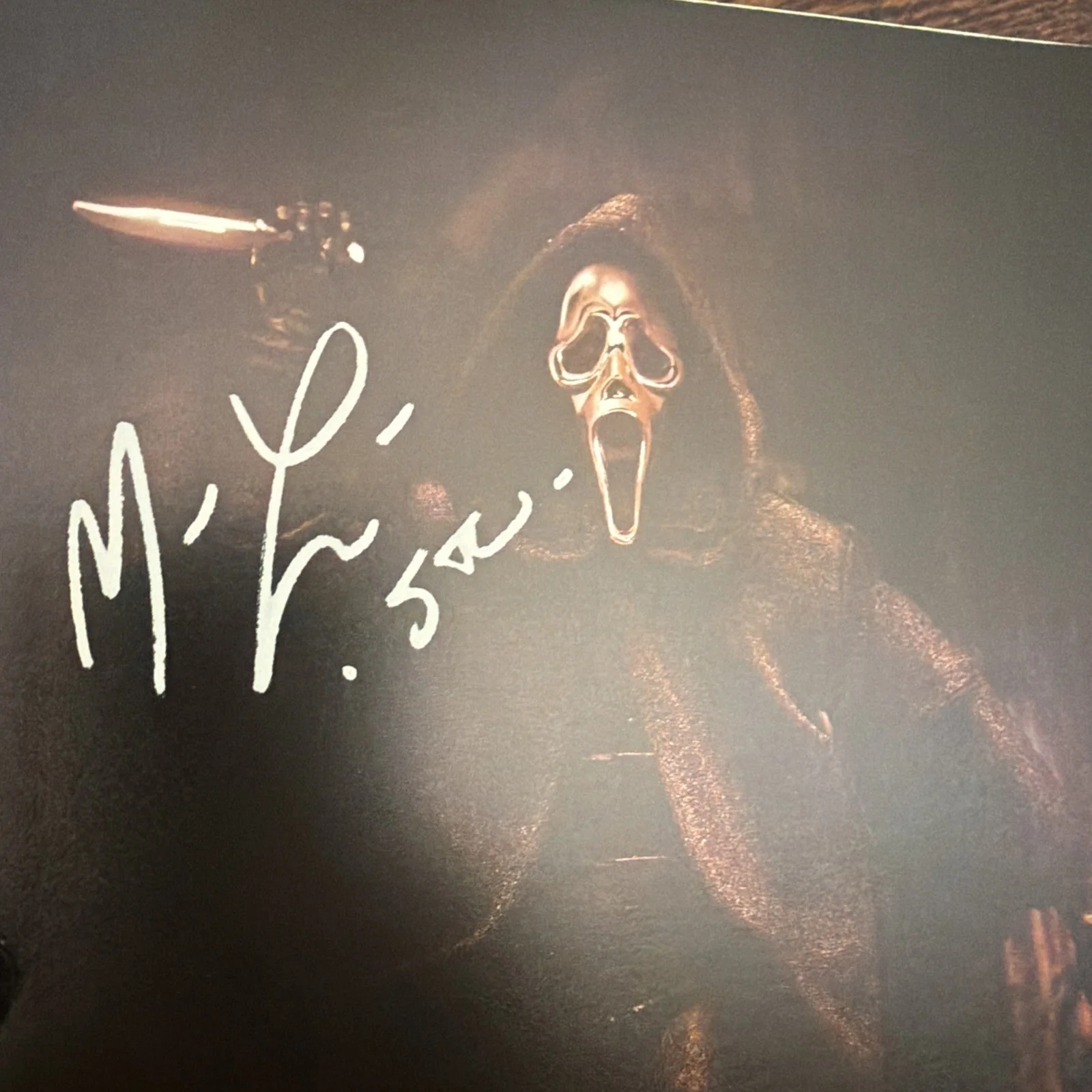 Matthew Lillard Jamie Kennedy signed NECO Ghostface inferno figure, image 2