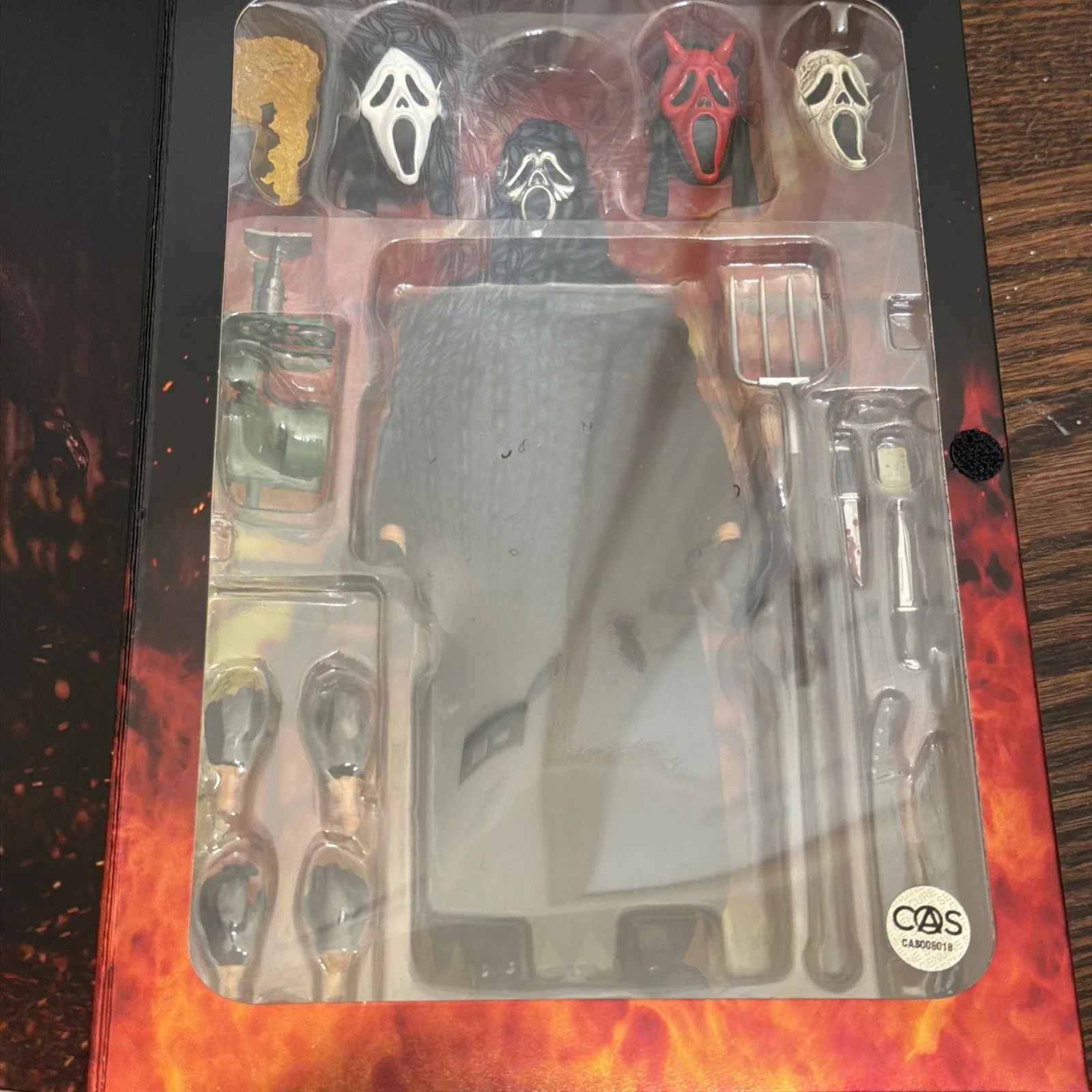 Matthew Lillard Jamie Kennedy signed NECO Ghostface inferno figure, image 3