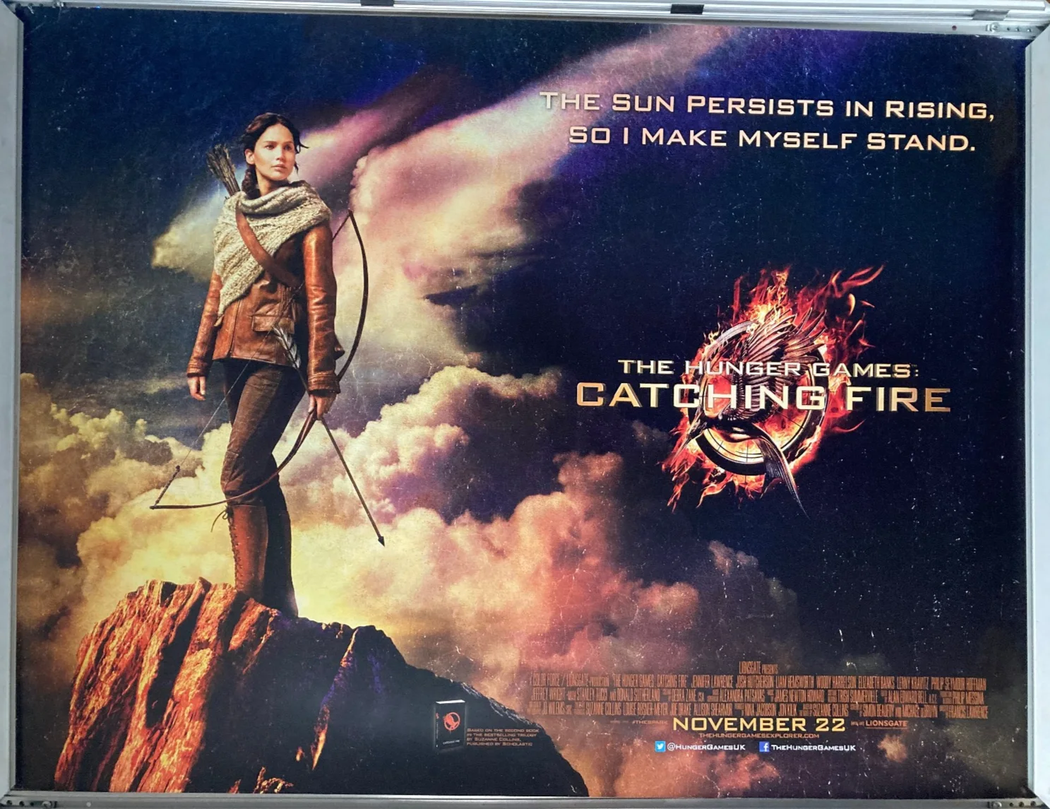 Cinema Poster: HUNGER GAMES CATCHING FIRE 2013 (Advance Quad) Jennifer Lawrence, image 2