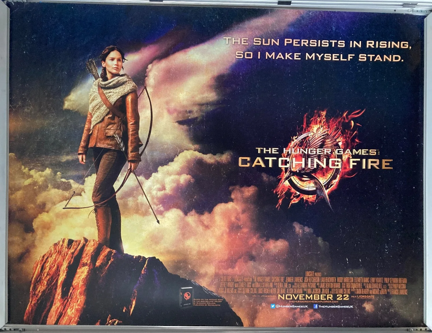 Cinema Poster: HUNGER GAMES CATCHING FIRE 2013 (Advance Quad) Jennifer Lawrence, image 3