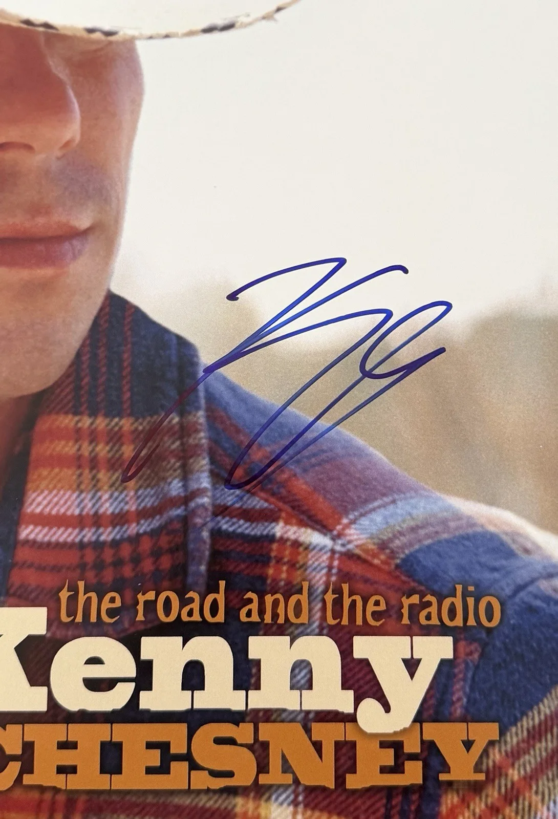 KENNY CHESNEY SIGNED THE ROAD AND THE RADIO VINYL RECORD SUMMERTIME w/JSA COA!, изображение 2