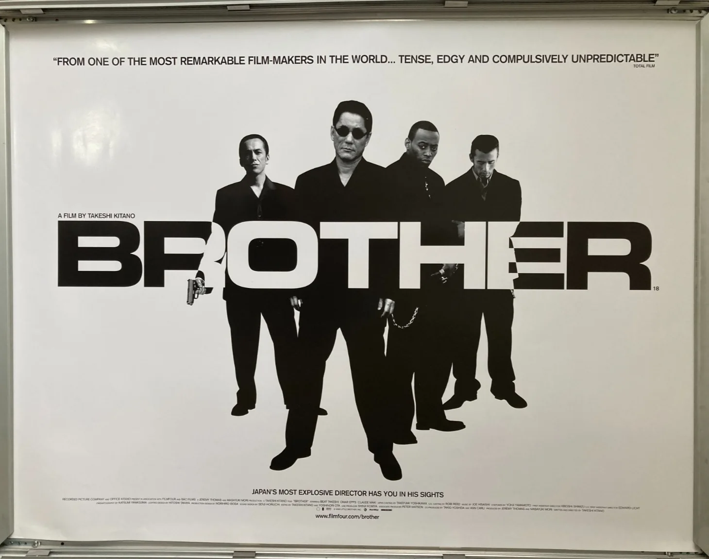 Cinema Poster: BROTHER 2000 (Quad) Takeshi Kitano Claude Maki Omar Epps, image 2