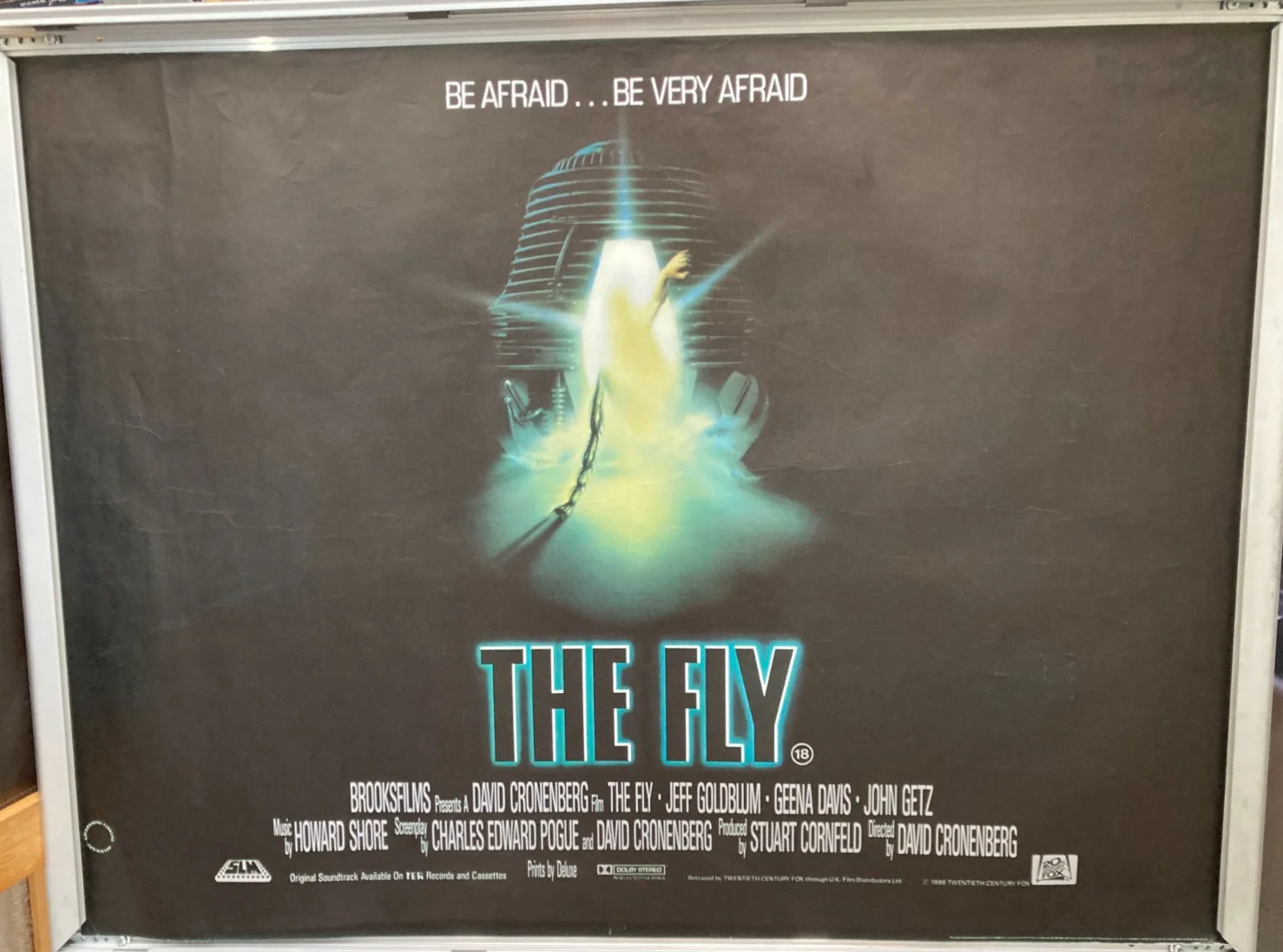 Cinema Poster: FLY, THE 1986 (Quad) Jeff Goldblum Geena Davis David Cronenberg, изображение 3