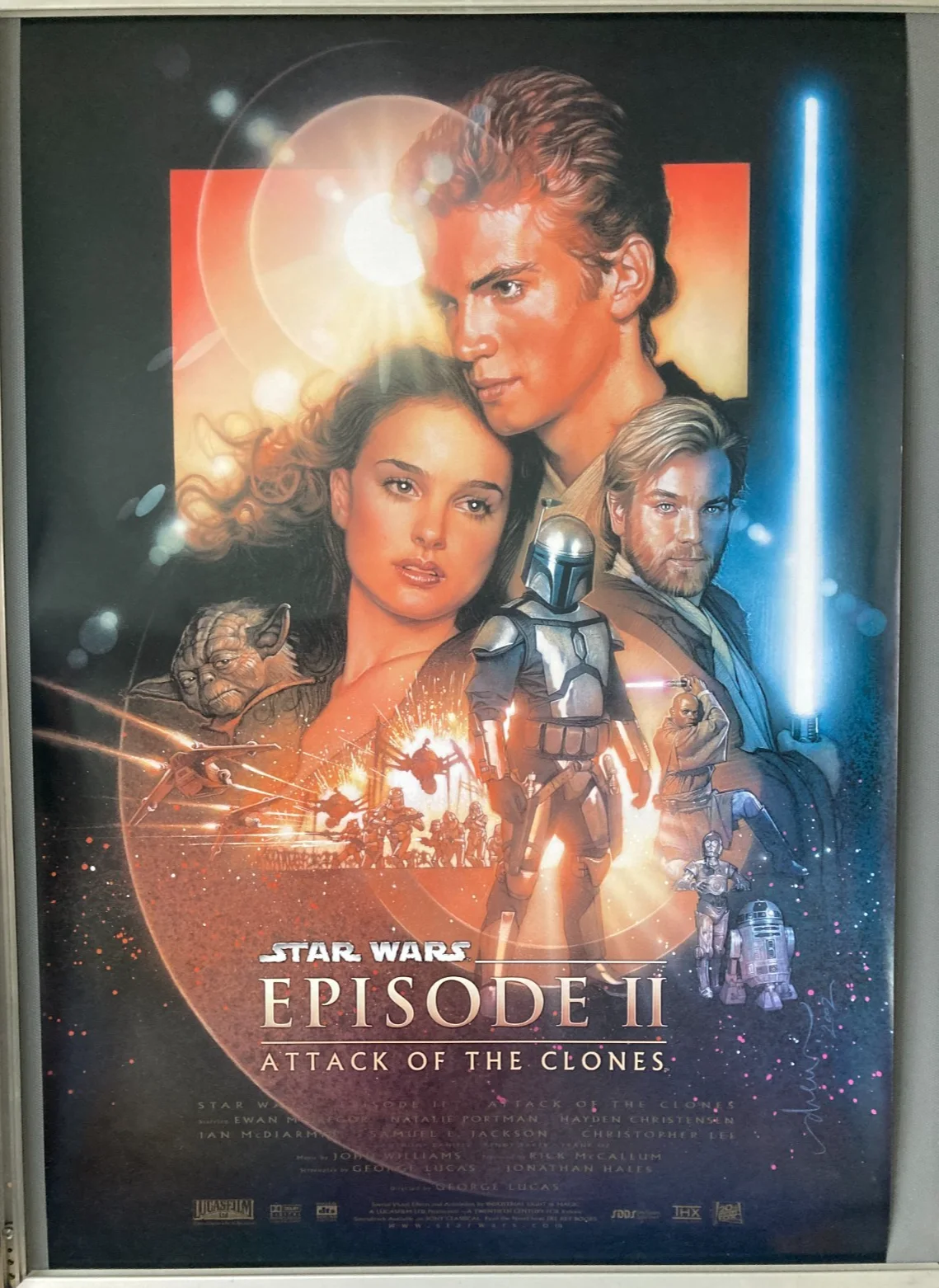 Cinema Poster: STAR WARS EPISODE II ATTACK OF THE CLONES 2002 (Main One Sheet), изображение 3