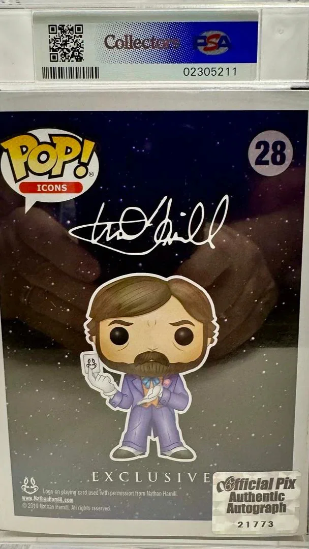 Mark Hamill Signed Encapsulated/Graded Funko #28 Joker/Exclusive - Official Pix, image 3