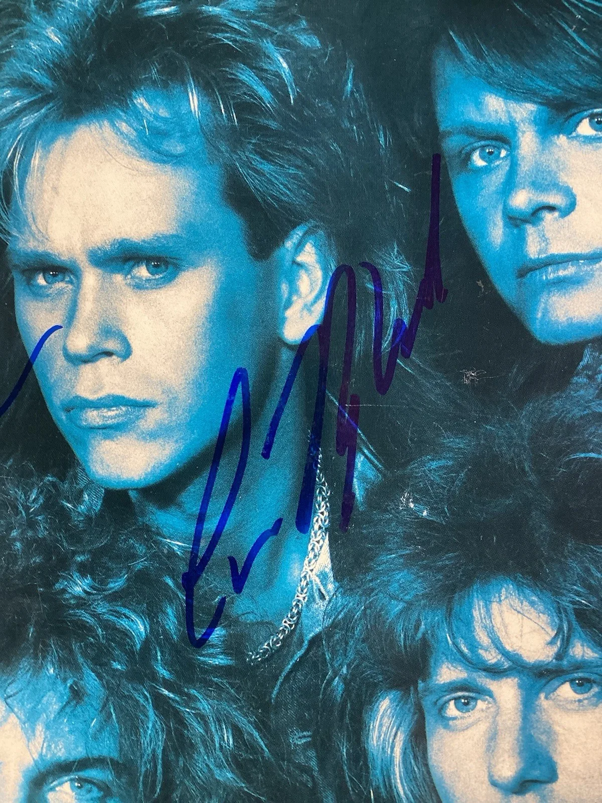 Europe Signed Album Vinyl 1988 Tempest Haugland Autograph PSA/DNA, изображение 3