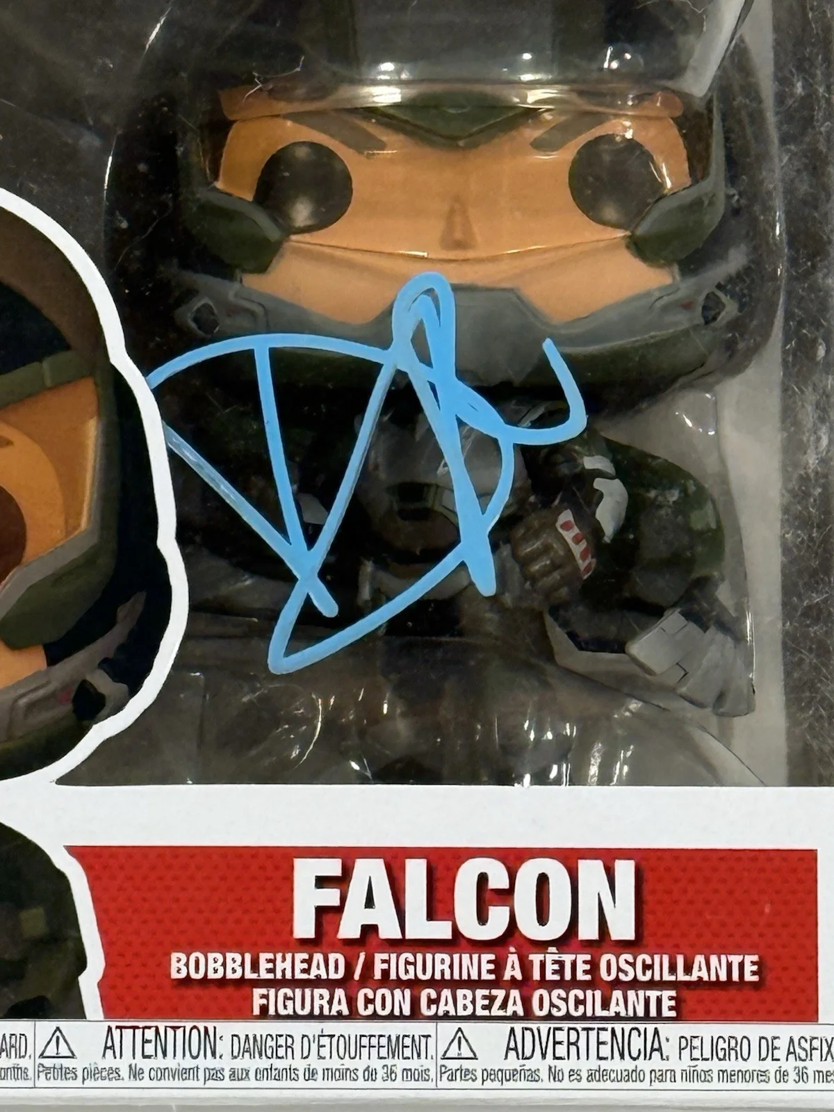 Danny Ramirez — Danny Ramirez Signed Falcon Marvel Captain America Funko Pop #1365 Autograph COA, изображение 2