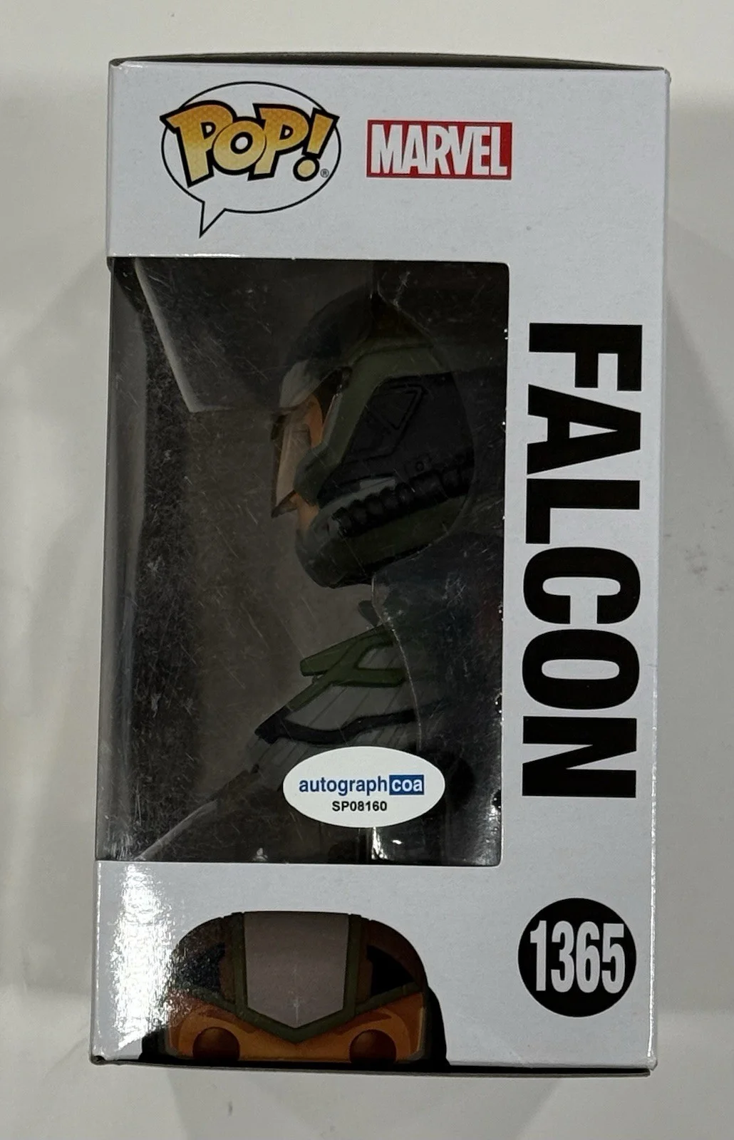 Danny Ramirez — Danny Ramirez Signed Falcon Marvel Captain America Funko Pop #1365 Autograph COA, изображение 3