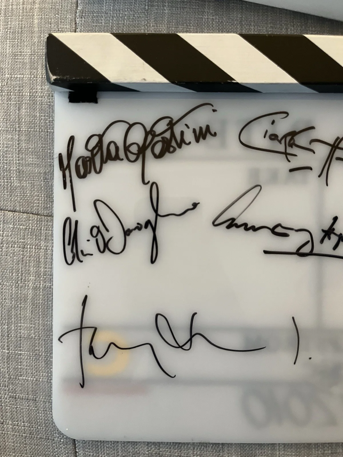 Anthony Hopkins and cast-signed The Rite Film clapperboard, with Propstore COA, изображение 3