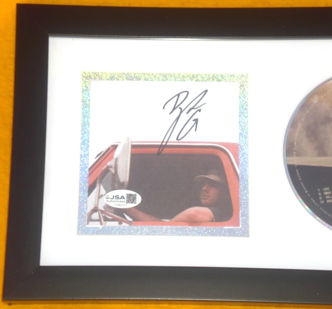 DYLAN GOSSETT SIGNED FRAMED 'WESTWARD' CD COVER INSERT w/ CD - J.S.A. Cert., image 2