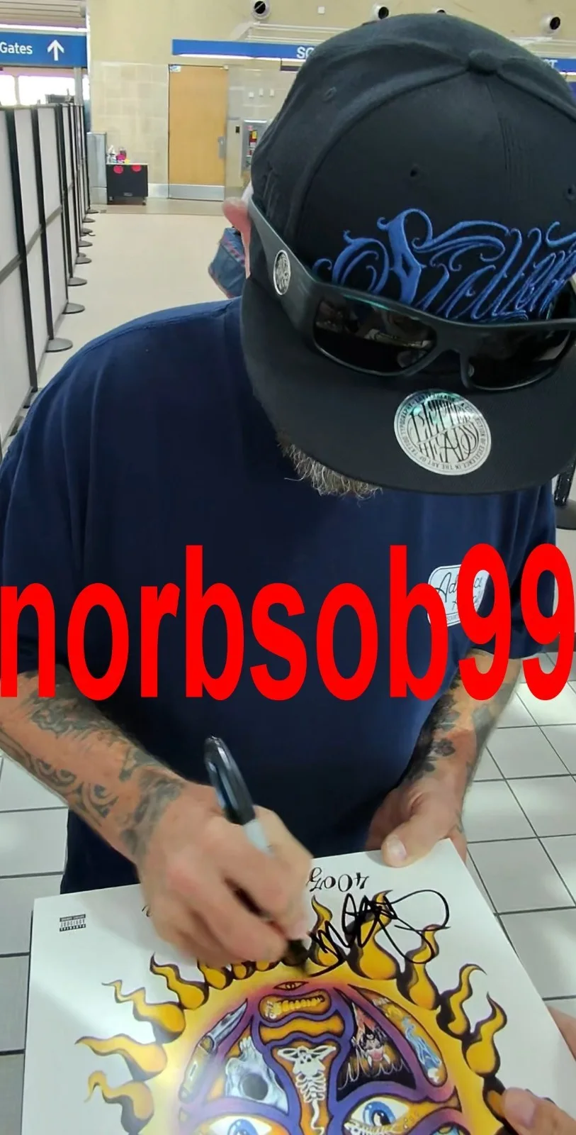 SUBLIME BAND ERIC & BUD SIGNED 40 OZ. TO FREEDOM VINYL w/EXACT PROOF BECKETT COA, изображение 4