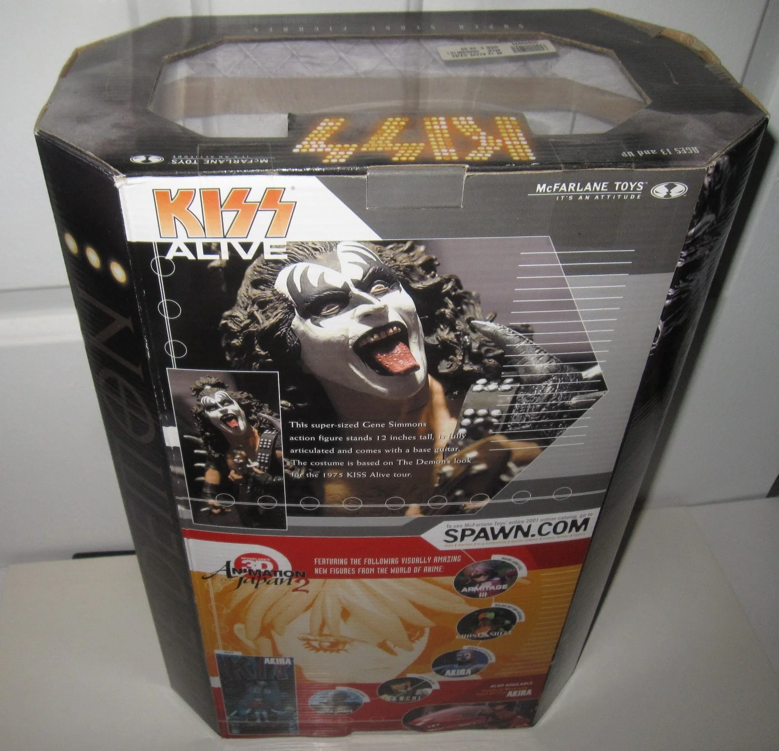 GENE SIMMONS SIGNED KISS ACTION FIGURE ALIVE THE DEMON SUPER STAGE MCFARLANE JSA, изображение 4