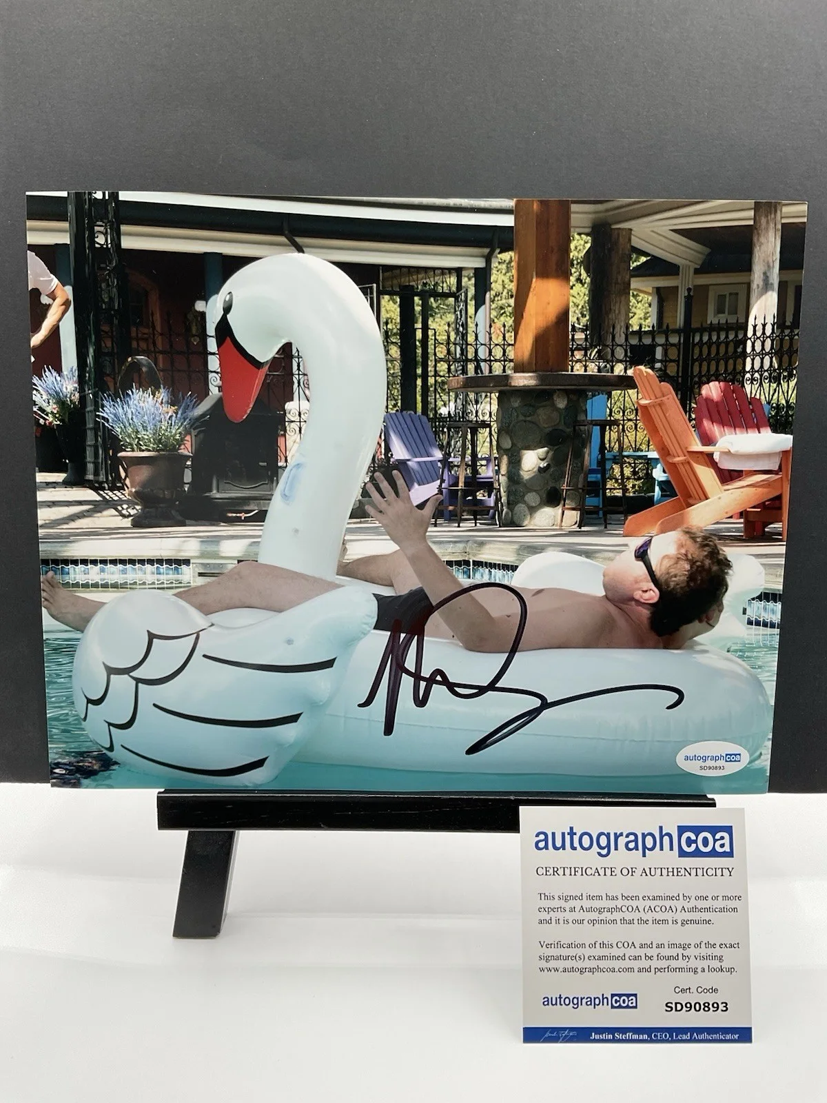 Nick Swardson — Nick Swardson Signed photo Buddy Games signed photo ACOA Comedy signed 8x10 Swan