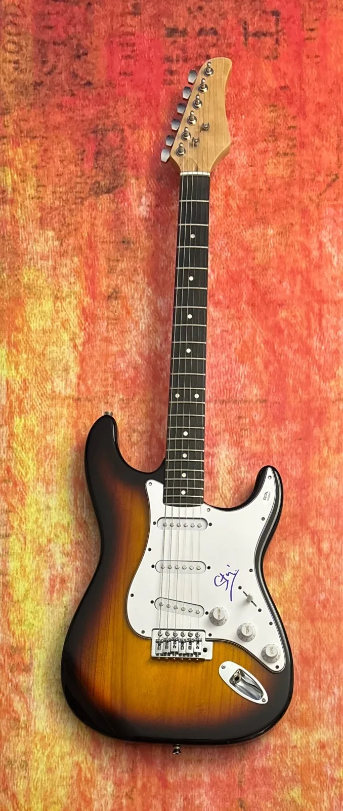 PSA King Gizzard and the Lizard * STU MACKENZIE * Signed Electric Guitar COA, изображение 2