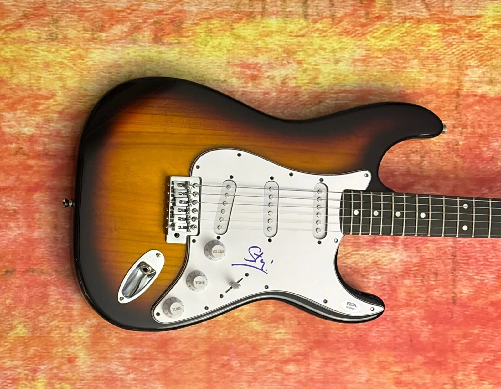 PSA King Gizzard and the Lizard * STU MACKENZIE * Signed Electric Guitar COA, изображение 4