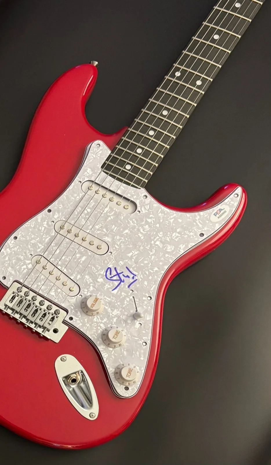 PSA King Gizzard and the Lizard * STU MACKENZIE * Signed Electric Guitar COA, изображение 4