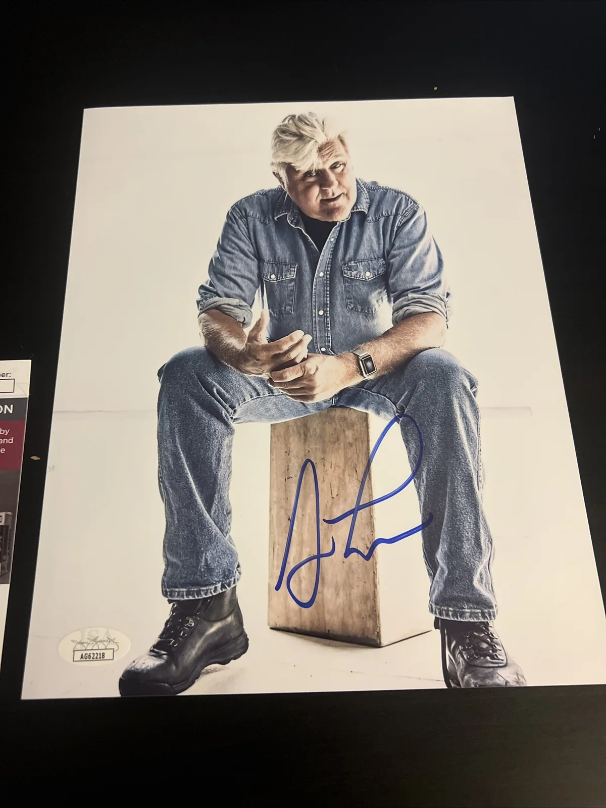 Jay Leno — Jay Leno SIGNED 8x10" Photo JSA COA Autographed The Tonight Show Cars, изображение 2