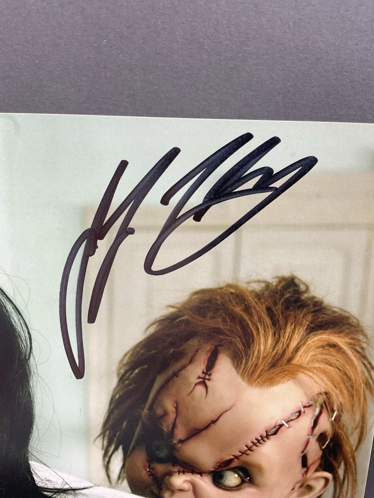 Jennifer Tilly — Jennifer Tilly Signed photo Seed of Chucky signed photo ACOA Poker Tiffany 8x10, изображение 2