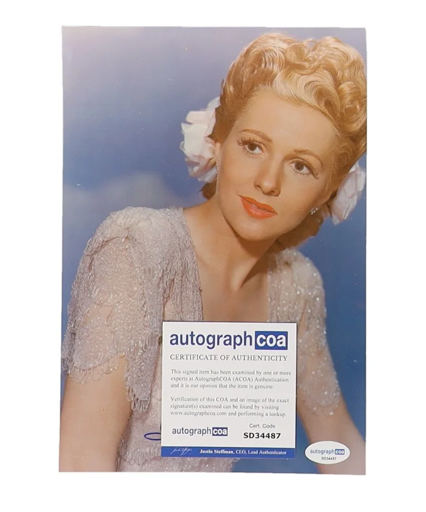 Joan Fontaine — Joan Fontaine Autographed 7x10 Photo...AutographCOA Authenticated!!, image 2