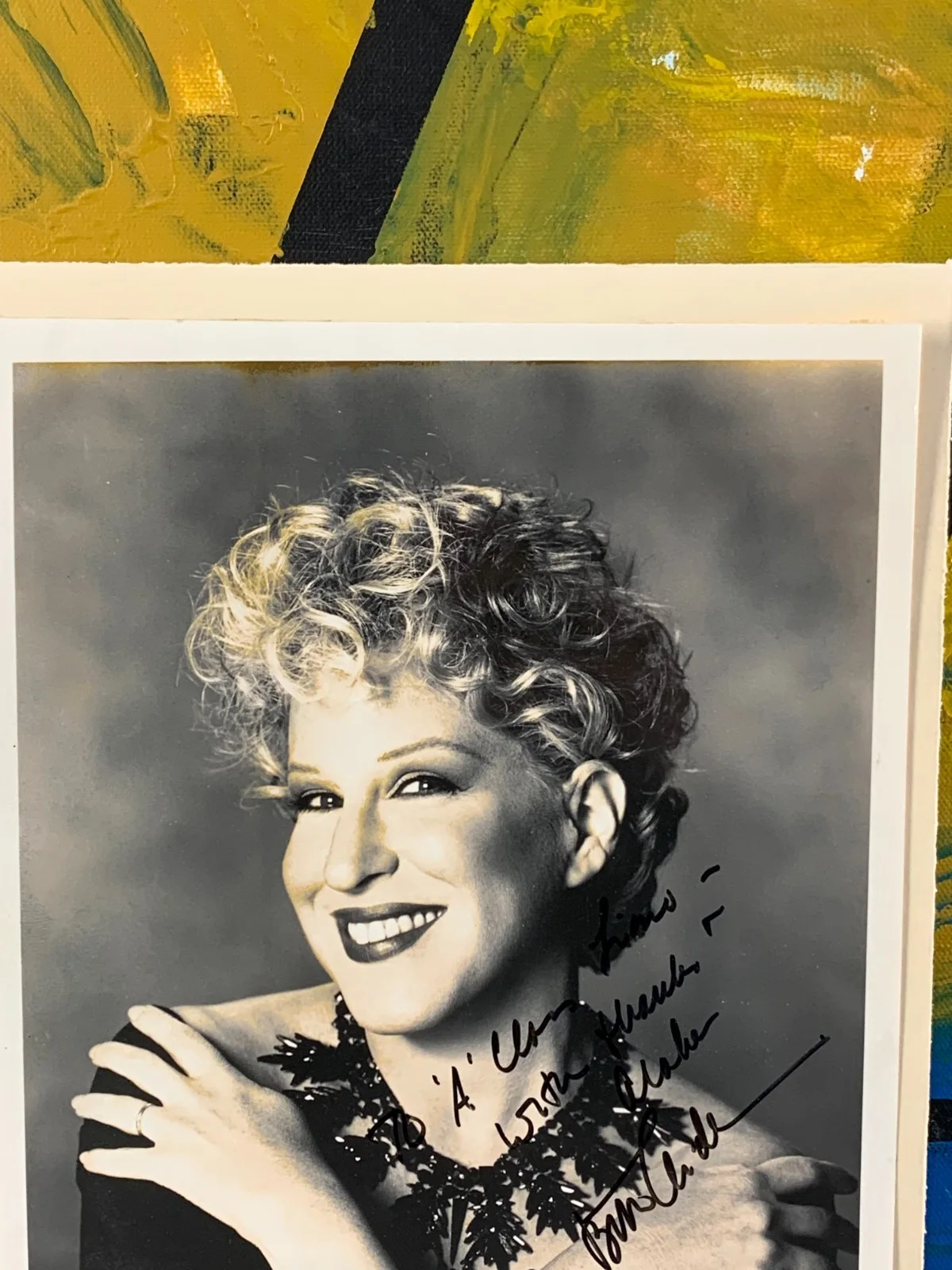 Bette Midler — Bette Midler Signed Photo - Autograph, image 2