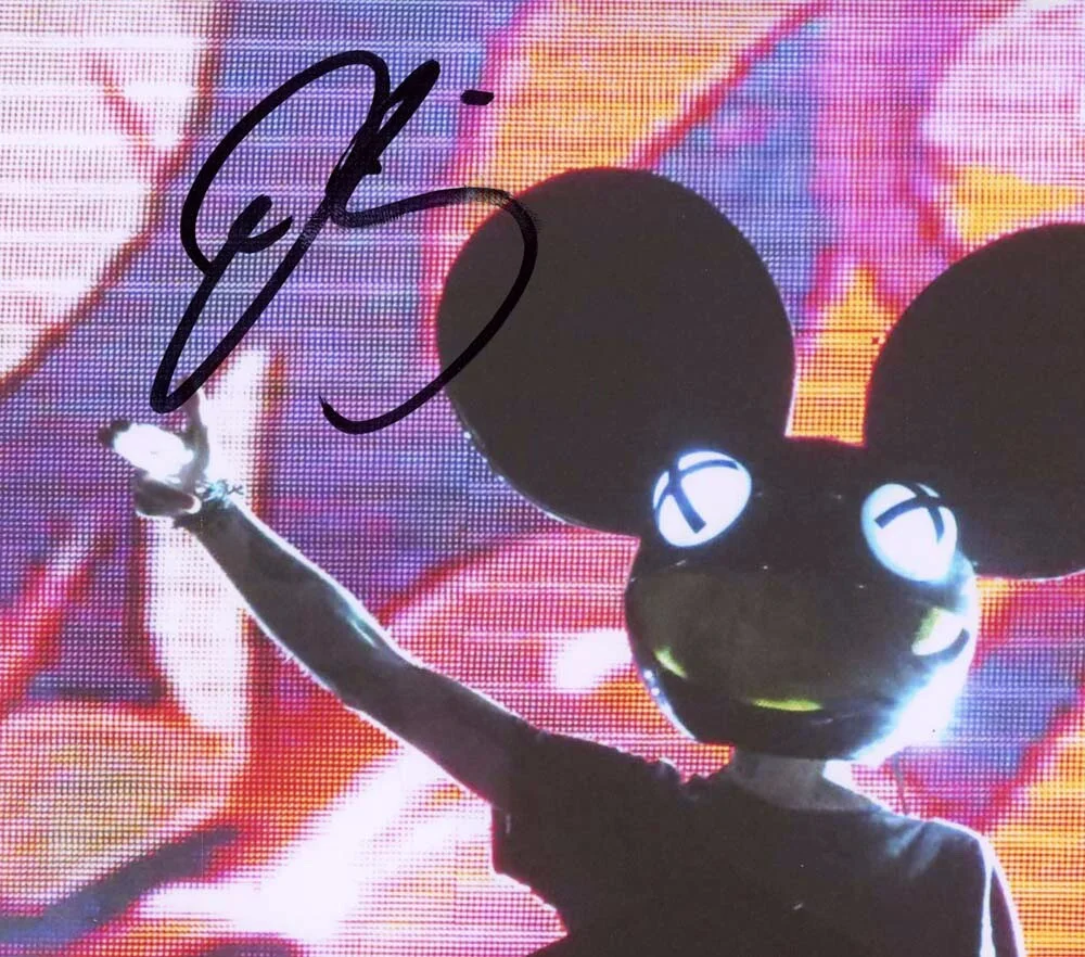DEADMAU5 — Deadmau5 signed Autographed 8x10 Photo EXACT PROOF n DJ Joel Zimmerman ACOA COA, image 5