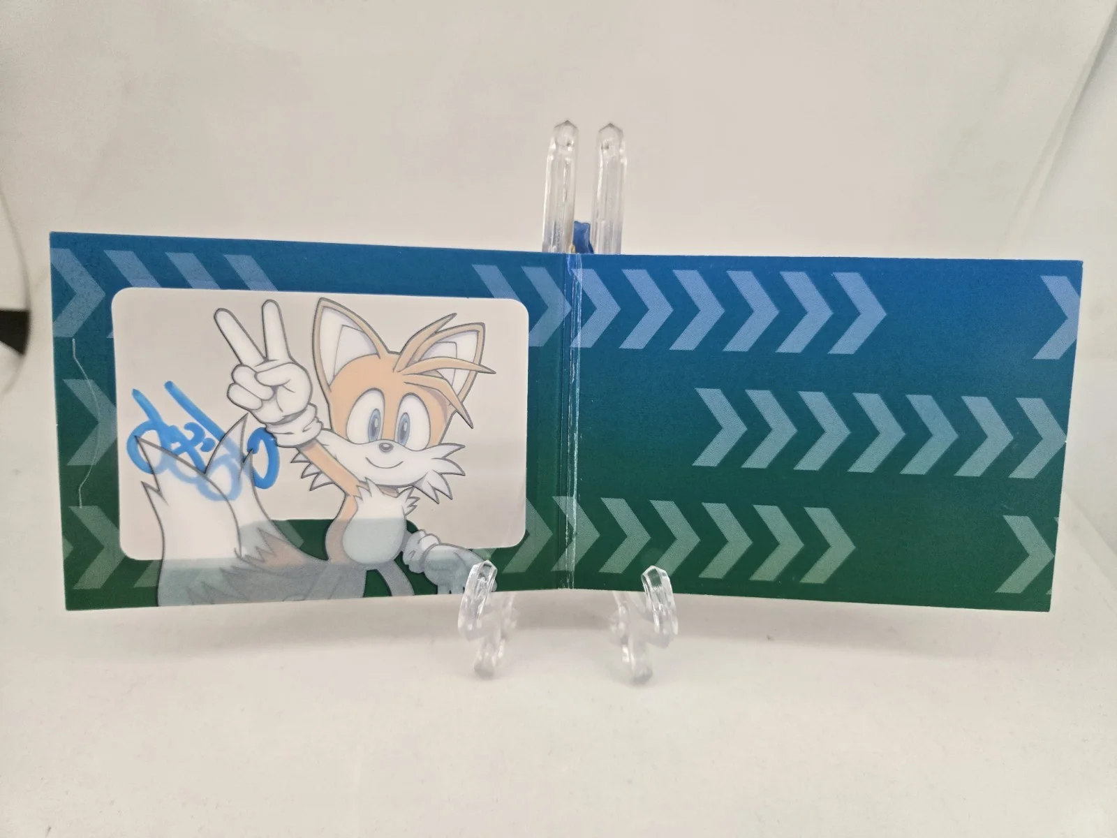 Colleen O'Shaughenessey Signed Sonic The Hedgehog TAILS Cybercel Card! JSA COA!, image 3