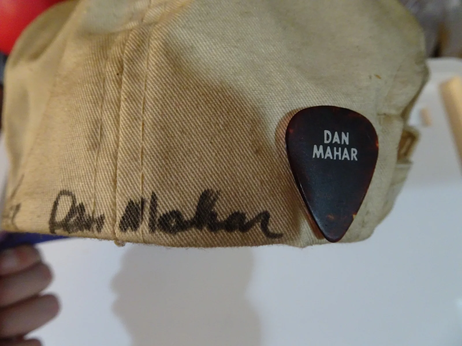 Billy Dean & Dan Mahar Country singer trucker hat signed & dedicated autographed, изображение 4