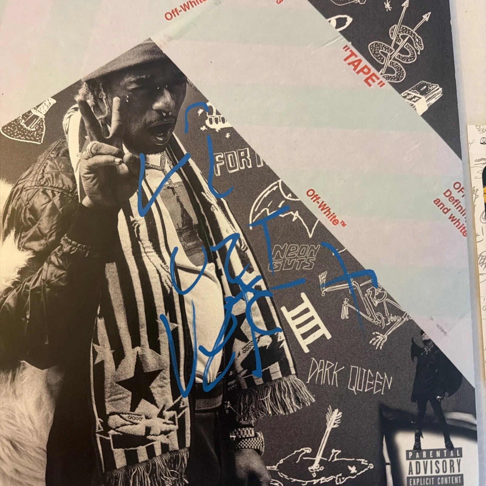 Lil Uzi Vert Signed Autographed Vinyl LP “Luv Is Rage 2” JSA COA Authenticated, image 2