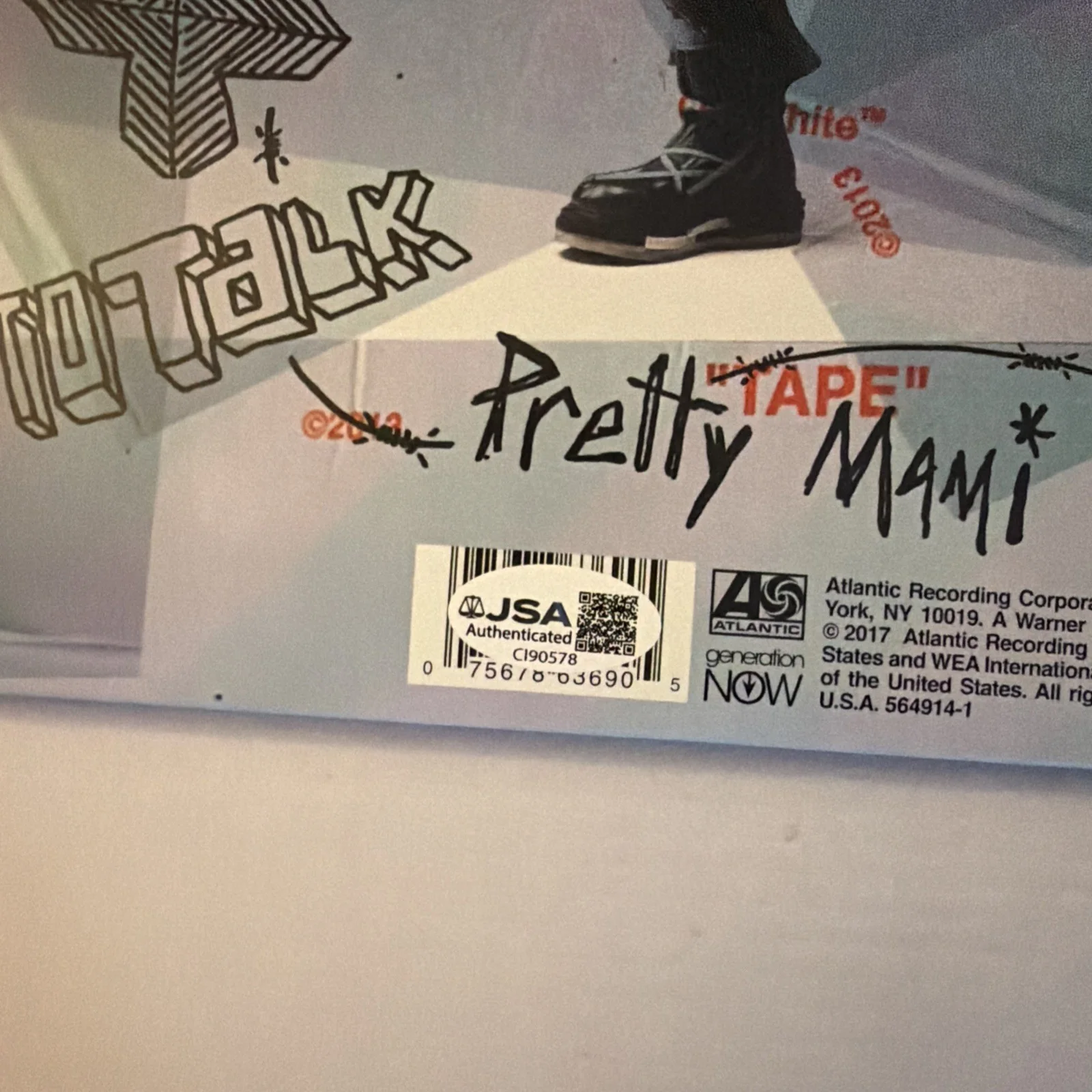 Lil Uzi Vert Signed Autographed Vinyl LP “Luv Is Rage 2” JSA COA Authenticated, image 3