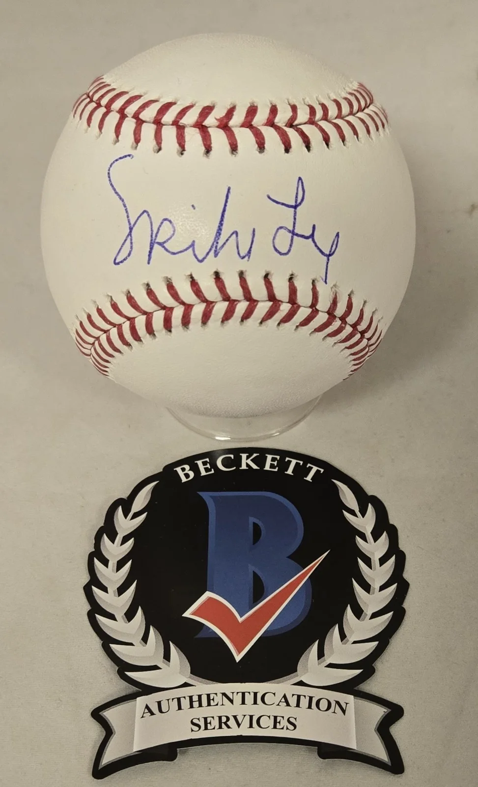 Spike Lee — Spike Lee Signed Official MLB Baseball Beckett Auto Movie New York Knicks Actor