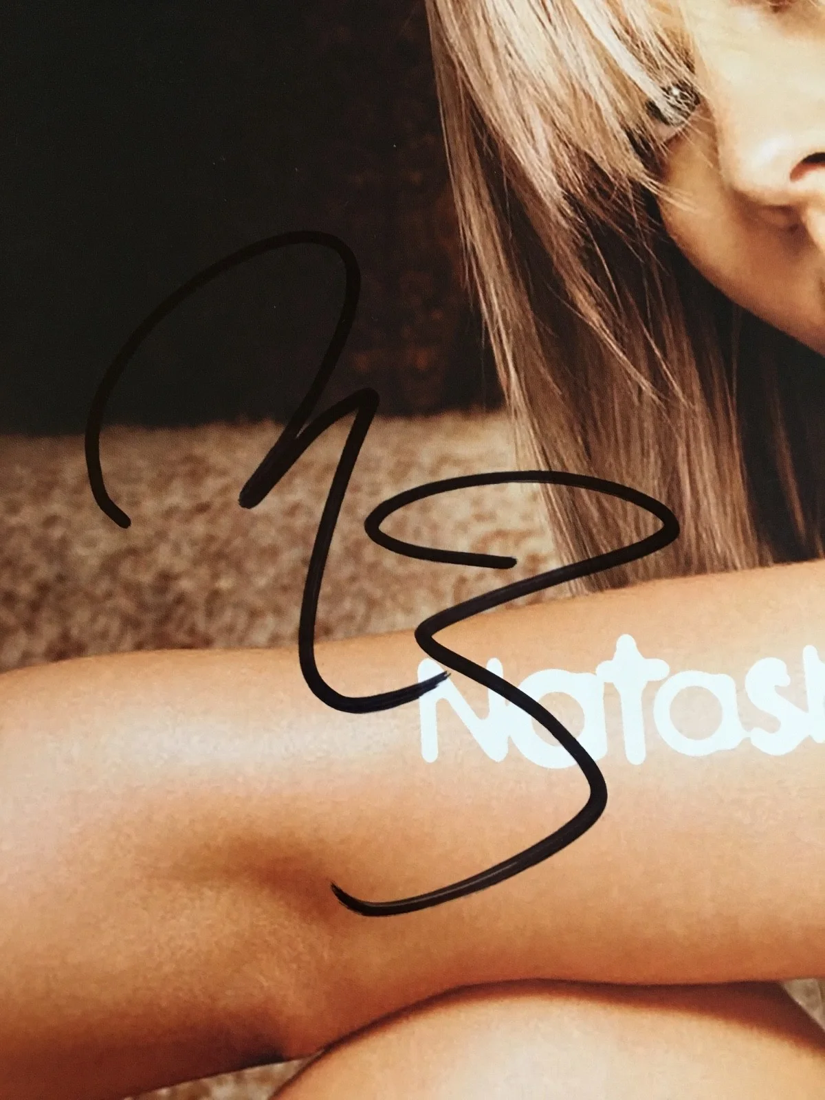 Natasha Bedingfield Unwritten Signed Vinyl Record JSA COA RARE AUTOGRAPH ! No CD, image 2