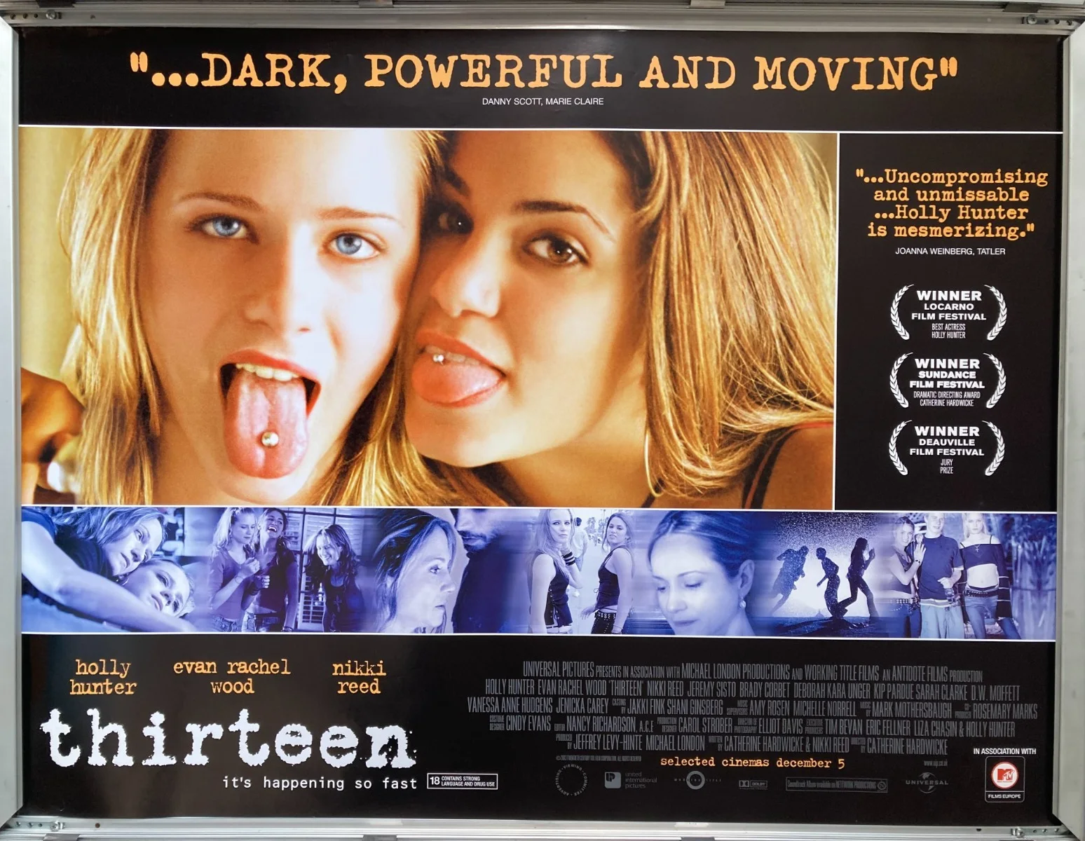 Cinema Poster: THIRTEEN 2003 (Quad) Evan Rachel Wood Holly Hunter Nikki Reed, изображение 3