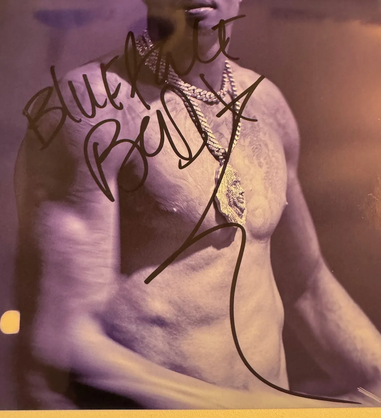 BLUEFACE Autographed 8x10 Photo AUTO SIGNED, image 2