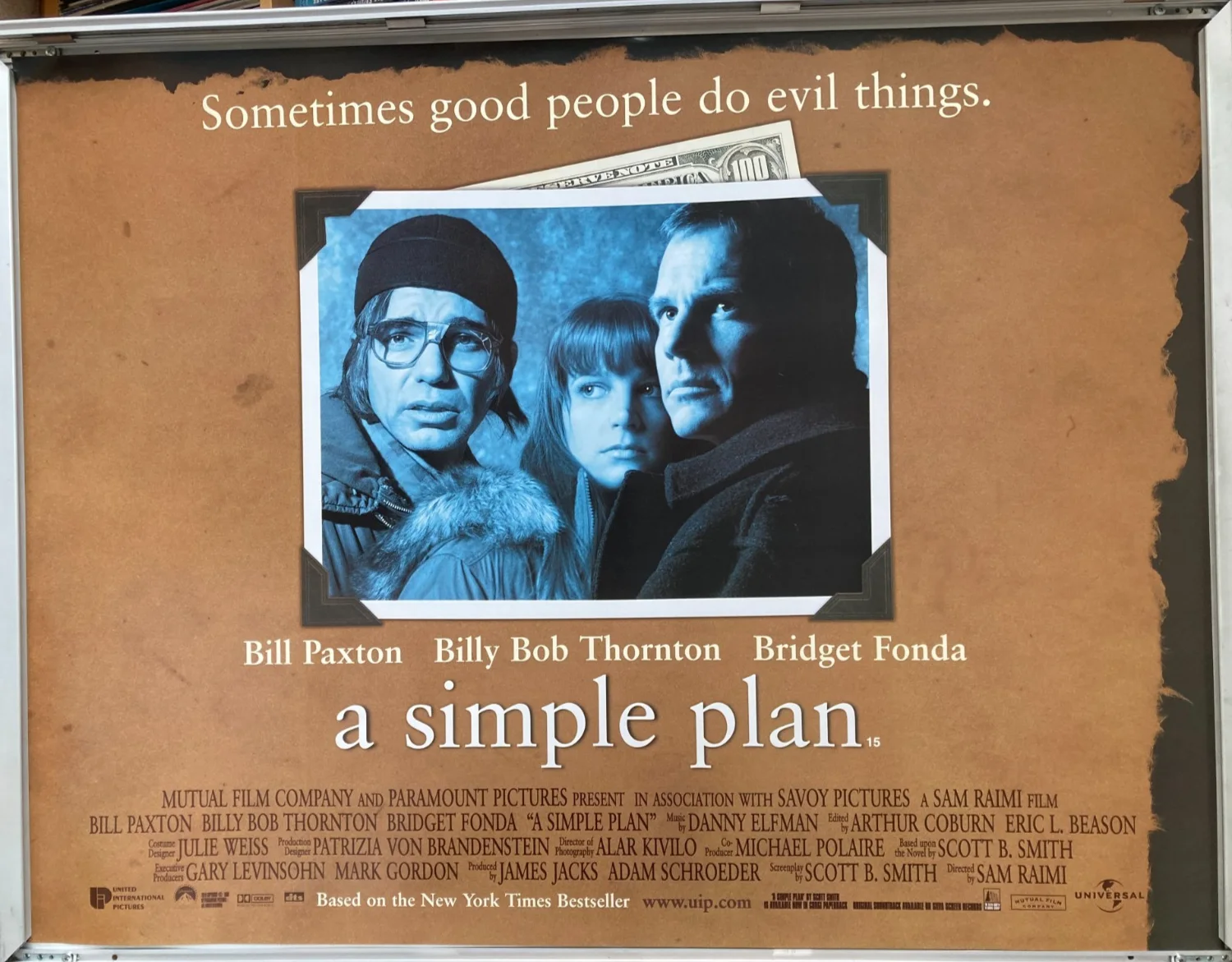 Cinema Poster: A SIMPLE PLAN 1998 (Quad) Sam Raimi Billy Bob Thornton, image 2
