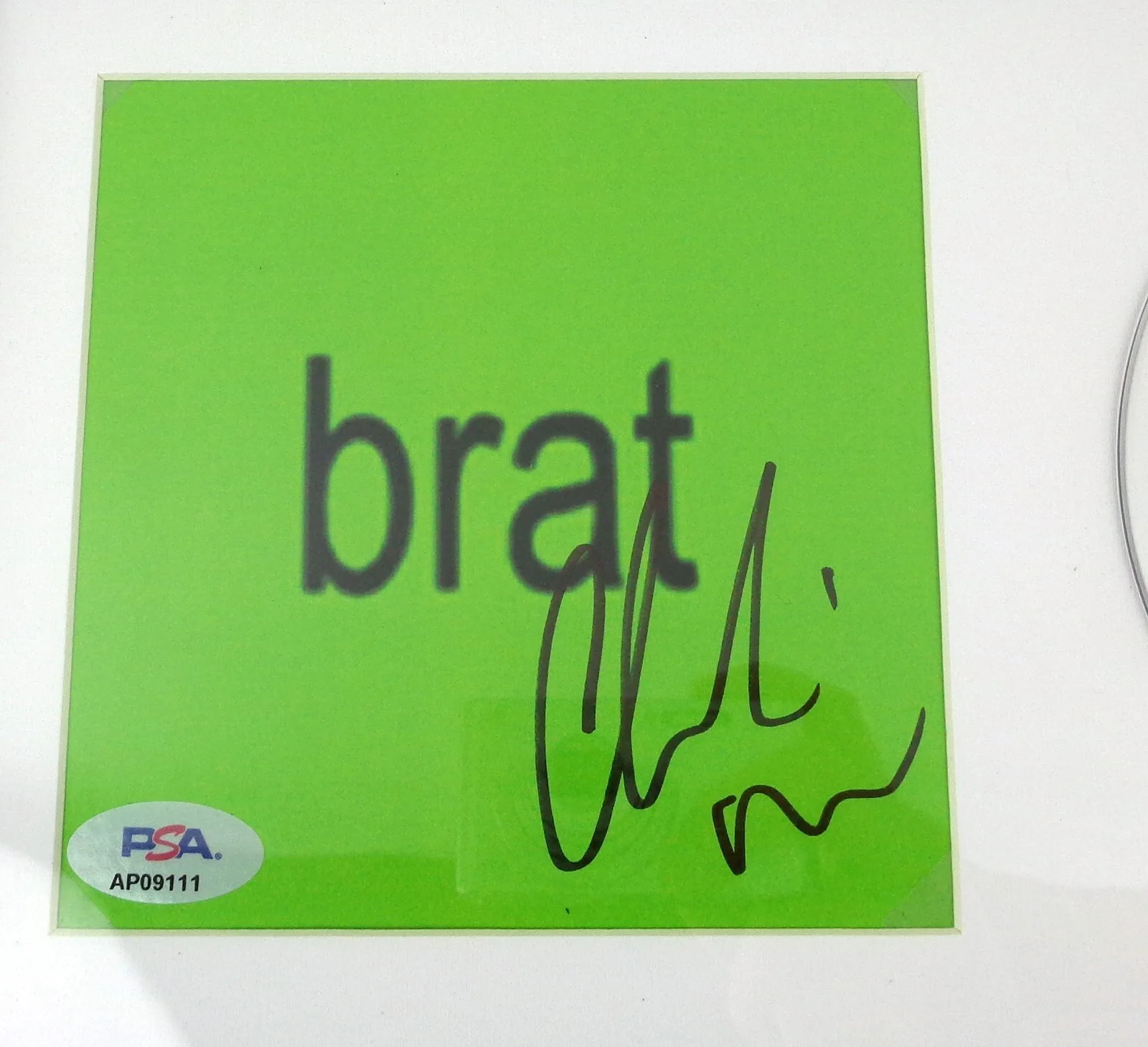 Charli XCX Signed Autograph Brat CD Framed PSA/DNA COA, image 2