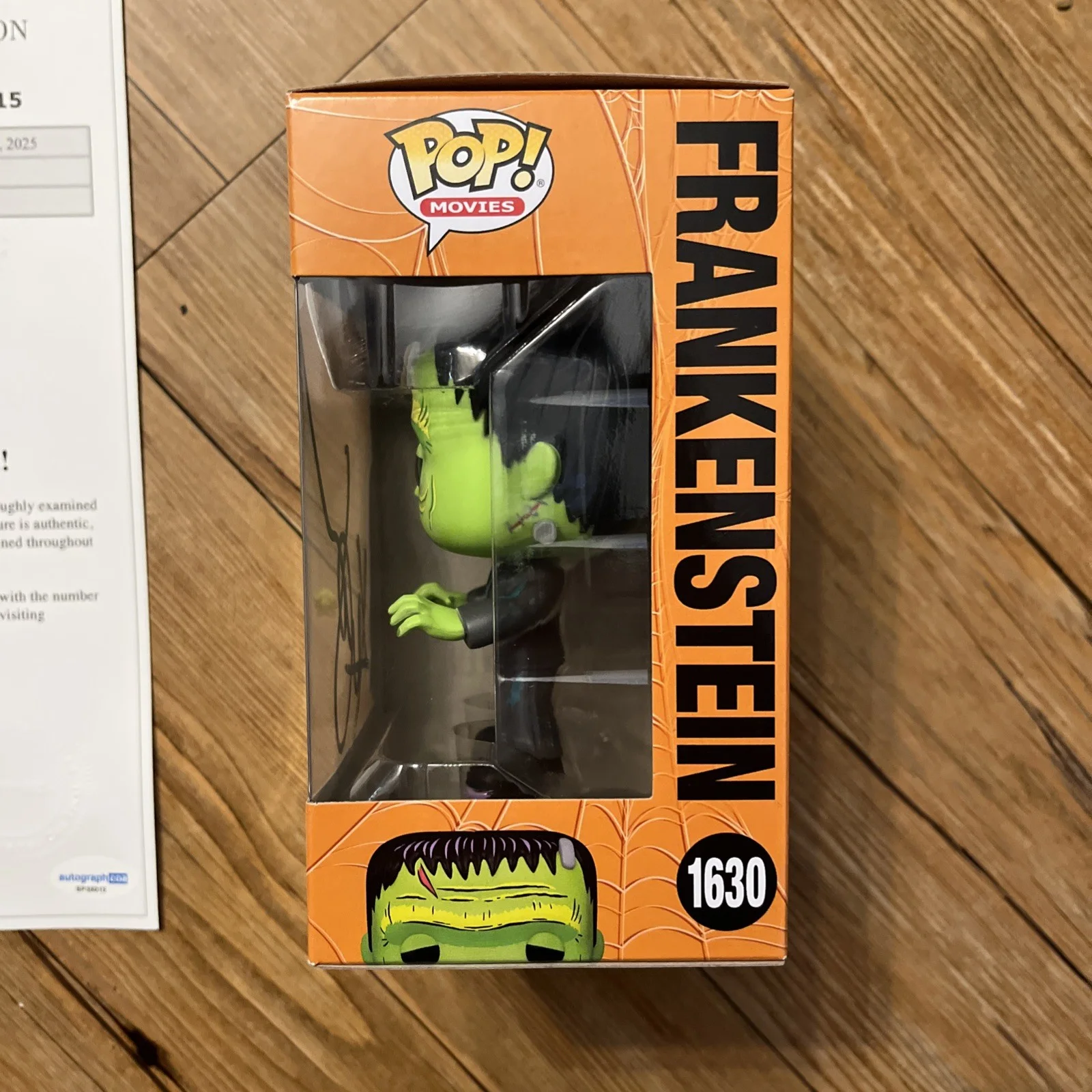 Kevin James — Kevin James Signed Autograph #1630 Frankenstein Funko Pop! figure ACOA LOA RARE, image 4